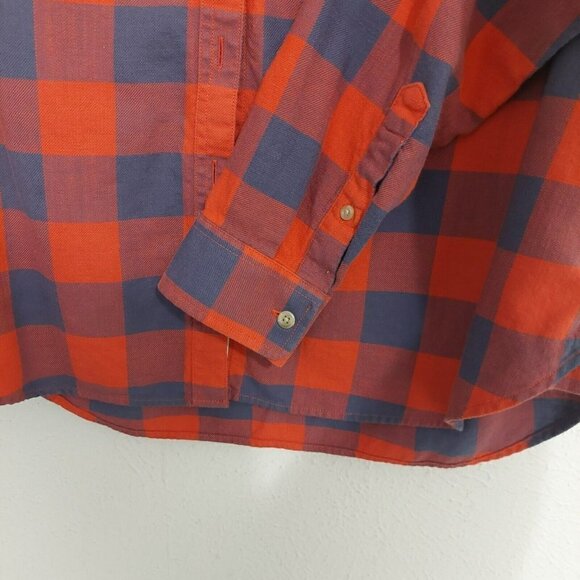 LL Bean Shirt Women's Multicolor Plaid Long Sleeve Button Down Double Pockets PS - Picture 5 of 8